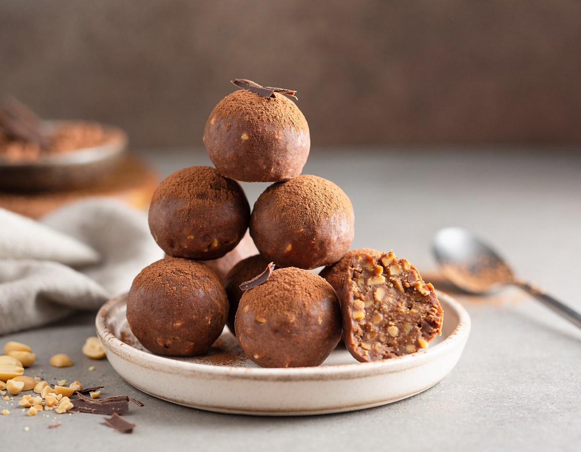 No-Bake Peanut Butter Cocoa Bites