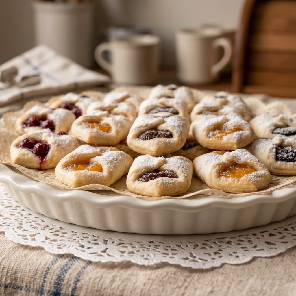 Polish Kolaczki (Cream Cheese Cookies)