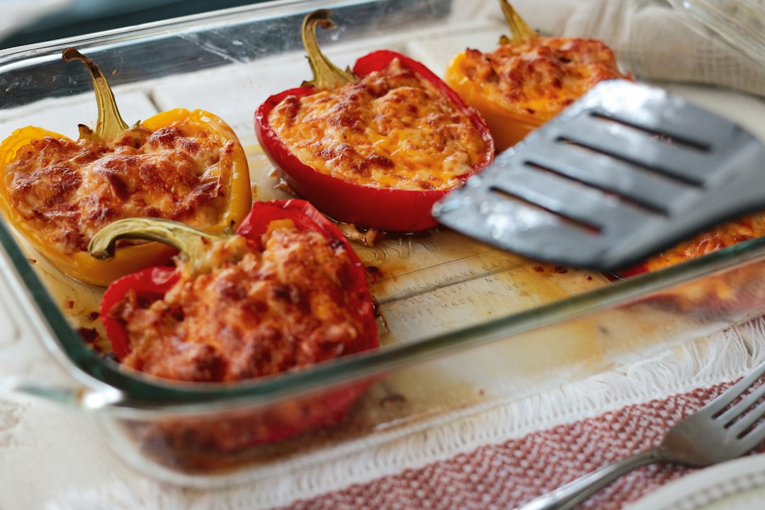 Quinoa-Stuffed Bell Peppers